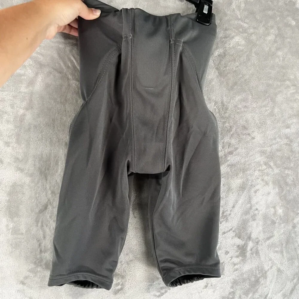 Rawlings Youth Small Football Pants Gray Padded Integrated Practice Game Pants